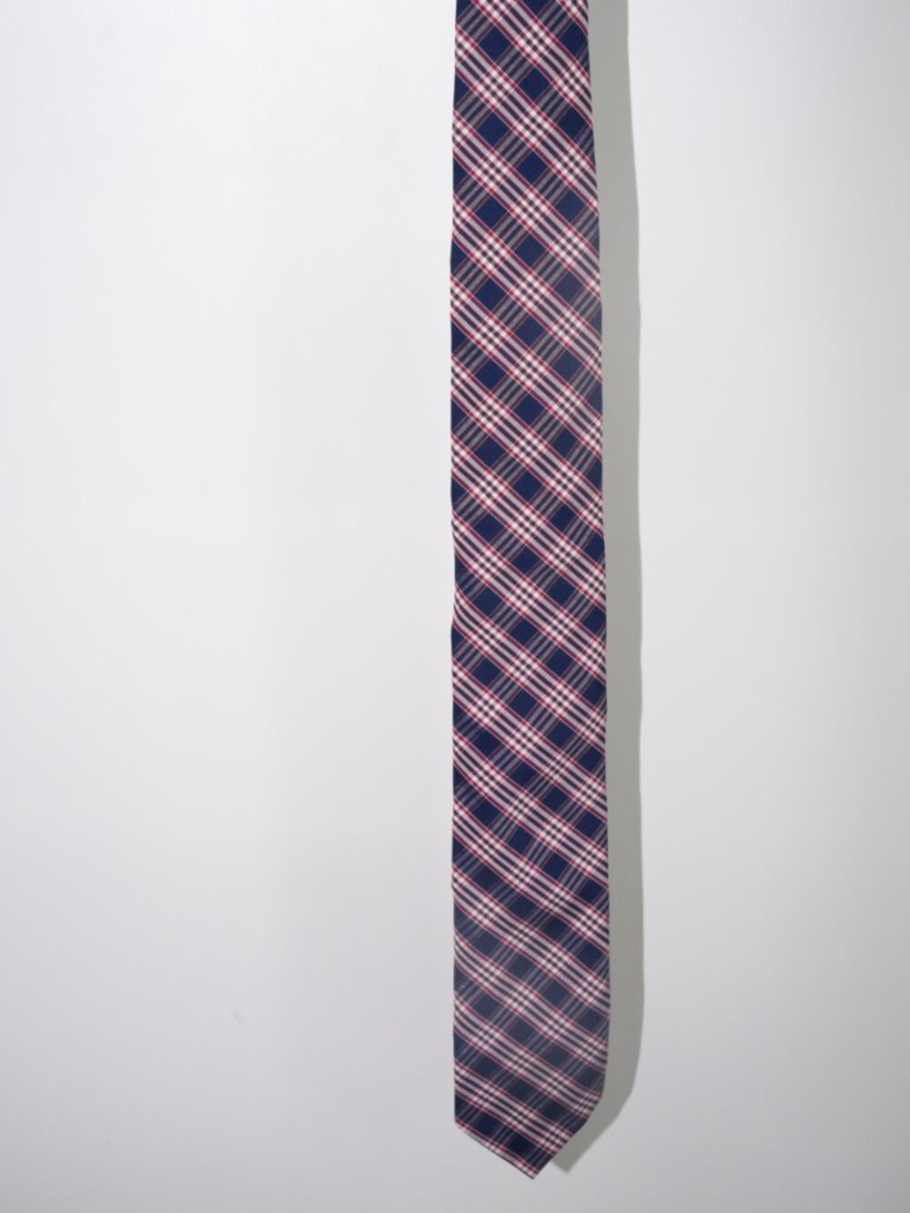 Brooks Brothers Red Fleece Navy Plaid Tie